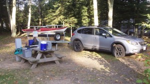 canoe trailer outdoors